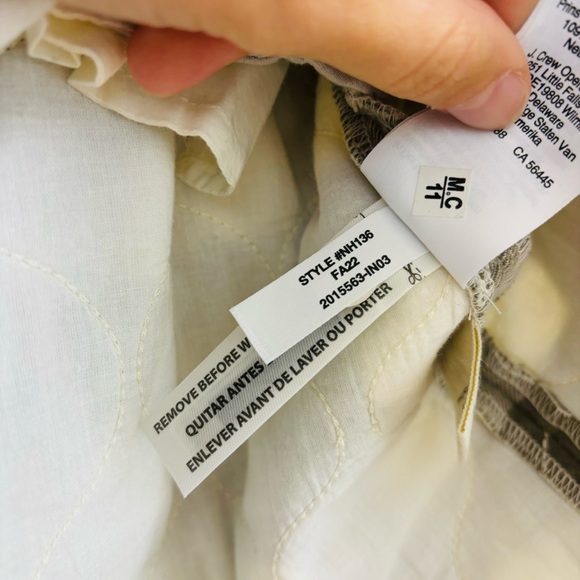 NWT Madewell Quilted Flannel Skirt in Gingham Check Size 0 Plaid Mini Skirt - Picture 5 of 14